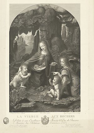 Auguste Gaspard Louis Desnoyers, La Vierge aux Rochers, 1811, Maximilian Speck von Sternburg Stiftung im Museum der bildenden Künste Leipzig