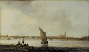 Aelbert Cuyp, View of Dordrecht, c.1647, 50,7 × 85,7 cm