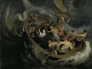 Peter Paul Rubens, Das Schiffswunder der hl. Walburga, 1610/11, Maximilian Speck von Sternburg Stiftung im MdbK