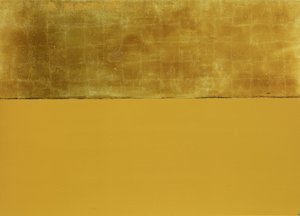 Anna-Eva Bergman, N° 12–1975 Terre ocre avec ciel doré, Fondation Hartung-Bergman