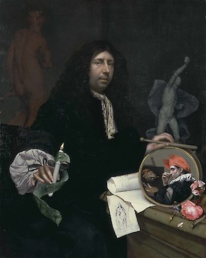 Johannes van Wijckersloot, Selbstbildnis, 1669, Maximilian Speck von Sternburg Stiftung im MdbK