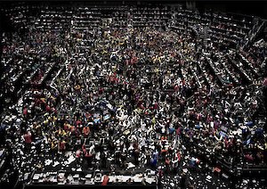 Andreas Gursky, Chicago Board of Trade III, 2009, © Andreas Gursky/VG Bild-Kunst Bonn, 2021, Courtesy: Sprüth Magers