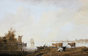 Aelbert Cuyp, Ansicht von Dordrecht, um 1647, LACMA Los Angeles