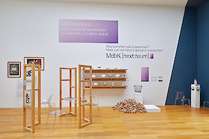 Ausstellungsansicht MdbK [next;raum], Foto: Alexander Schmidt/Punctum