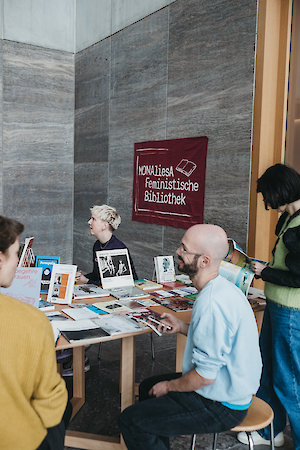 Leipzig-based feminist library MONAliesA, photo: Anne-Katrin Hutschenreuter