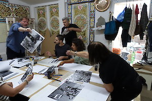 Vereinsarbeit in der Arabesken Werkstatt © Kulturverein Sagart e. V.