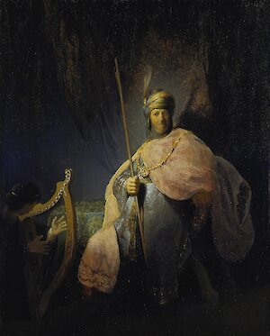 Rembrandt Harmensz. van Rijn, David spielt die Harfe vor Saul, 1630/31, Städel Museum, Frankfurt a. M.