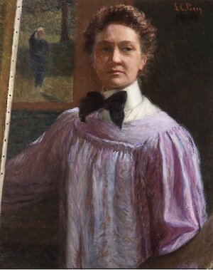 Lilla Cabot Perry, Self-portrait, 1891, Terra Foundation for American Art, Daniel J. Terra Collection