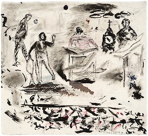 Neo Rauch ,Turmfalter, courtesy Galerie EIGEN + ART Leipzig/Berlin, David Zwirner, Foto: Uwe Walter, © Neo Rauch &amp; VG Bild-Kunst Bonn, 2025
