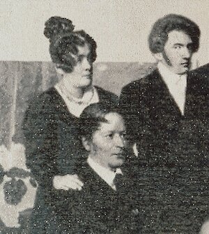Maximilian Speck von Sternburg,
Charlotte Hänel von Cronenthal,
Hermann Härtel