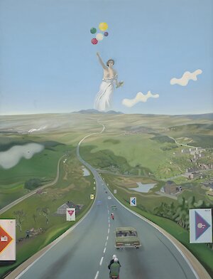 Wolfgang Mattheuer, Hinter den sieben Bergen, 1973, © VG Bild-Kunst Bonn, 2026